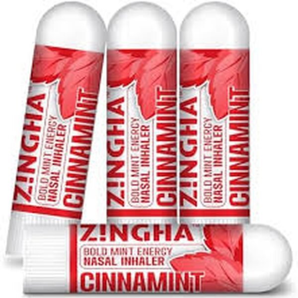 Z!NGHA Bold Mint Energy: Inhalador Nasal Natural (4 x 1ml) – ¡Frescura y Energía al Instante!