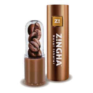 Z!NGHA Coffee Beans Mint Series: Inhalador Nasal Natural 2g - ¡Energía y Frescura al Instante!