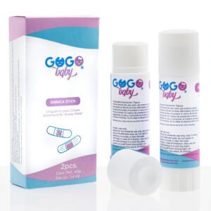 GOGO baby Árnica Stick Ungüento para Golpes. El #1, 2-Pack 20g x Pieza + 10% GRATIS 44g Peso Neto