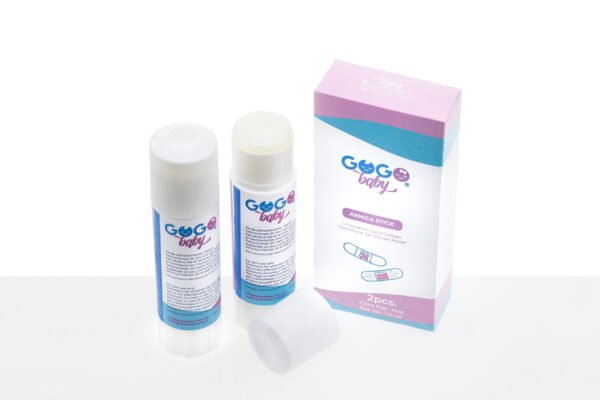 GOGO baby Árnica Stick Ungüento para Golpes. El #1, 2-Pack 20g x Pieza + 10% GRATIS 44g Peso Neto