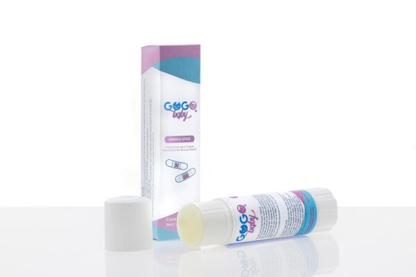 GOGO baby Árnica Stick Ungüento para Golpes. El #1 | 1-Pz 20g + 10% GRATIS | 22g Peso Neto
