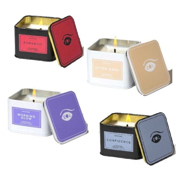 EYE OF LOVE | Vela para Masaje con Feromonas 150 ml + Regalo Sorpresa!!!