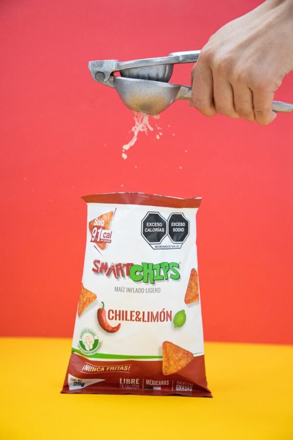 SMARTCHIPS SABOR CHILE LIMON 25GR