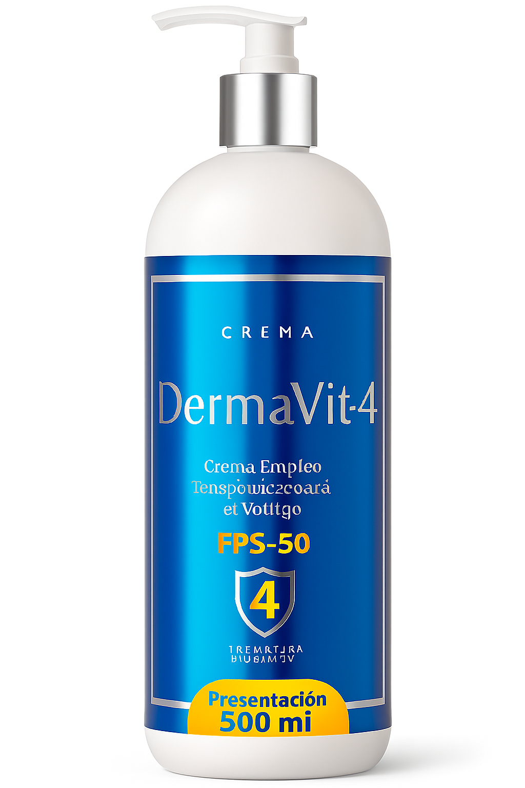 DermaVit4®️ Crema Protectora, Hipoalergénica y Antiséptica con Protector Solar FPS50