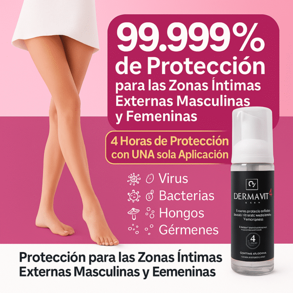 DermaVit4 Play Espuma Dermoprotectora Para las Zonas Íntimas Externas