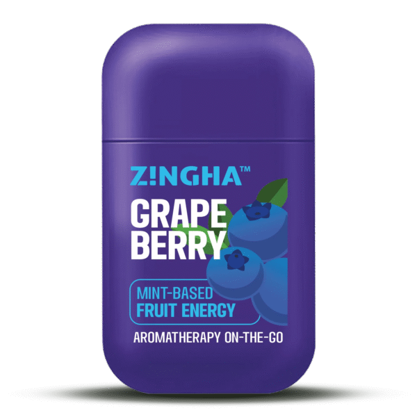 ZINGHA Inhalador Doble Serie Frutales – Aromaterapia Natural con Energía de Frutas On the GO!! 2ml | el Original
