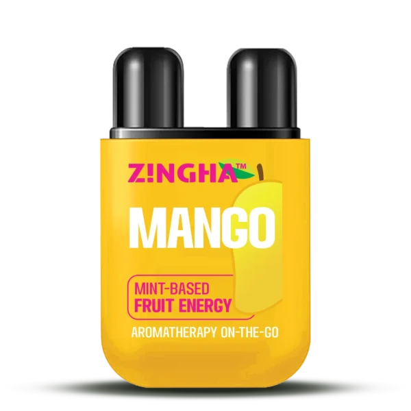 ZINGHA Inhalador Doble Serie Frutales – Aromaterapia Natural con Energía de Frutas On the GO!! 2ml | el Original