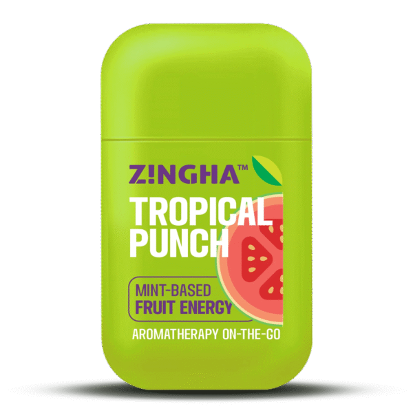 ZINGHA Inhalador Doble Serie Frutales – Aromaterapia Natural con Energía de Frutas On the GO!! 2ml | el Original