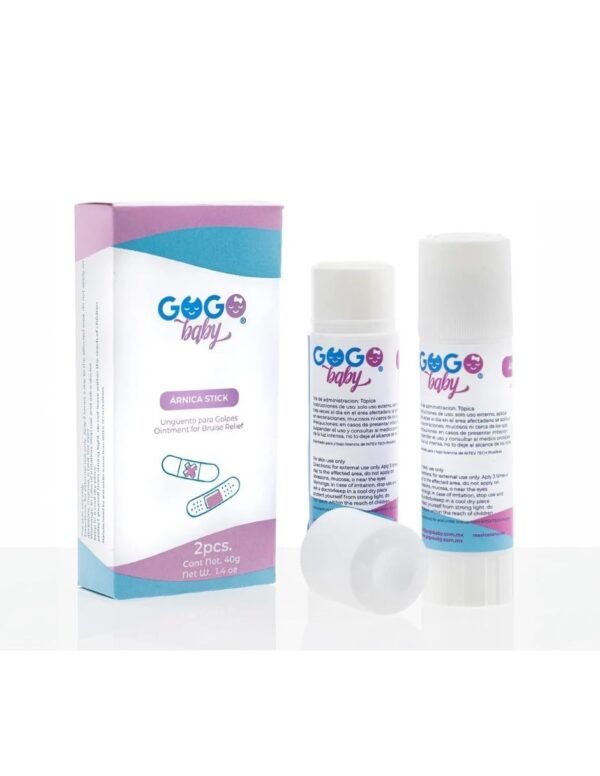 GOGO baby Árnica Stick Ungüento para Golpes. El #1; 2-Pack 20g x Pieza + 10% GRATIS 44g Peso Neto
