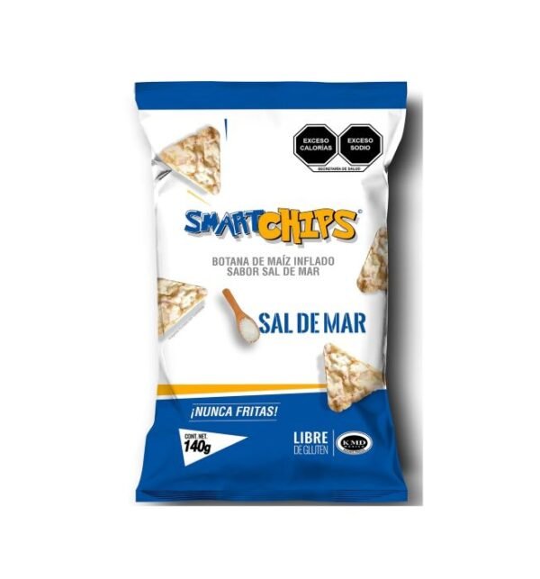 SMARTCHIPS SABOR SAL DE MAR 140GR
