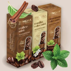 Z!NGHA Coffee Beans Mint Series: Inhalador Nasal Natural 2g - ¡Energía y Frescura al Instante!
